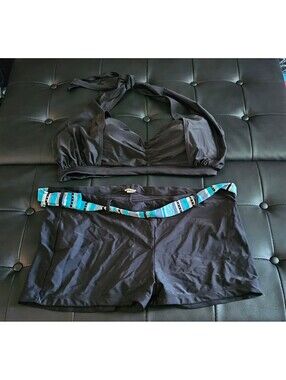 Old navy womens 3x plus size bathing suit euc